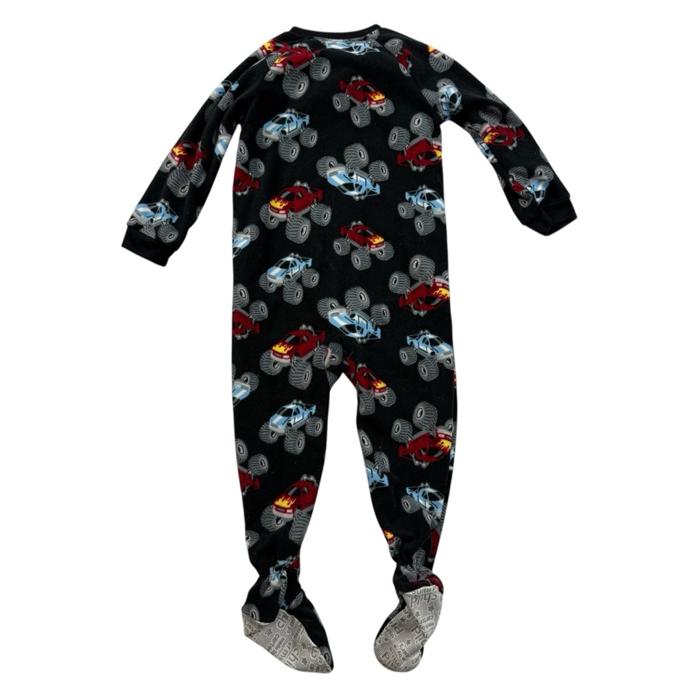 Carter’s Fleece Monster Truck Footed Pajamas – Toddler 4T - Picture 4 of 5